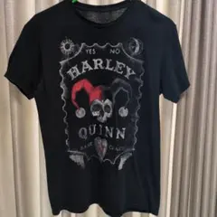 ハーレイ・クイン スカル ピエロ 髑髏 プリント tシャツ　バンドTシャツのサムネイル