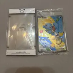 中国限定 ポケモンカード 30周年 ゼニガメ プロモカード　スタンドセット
