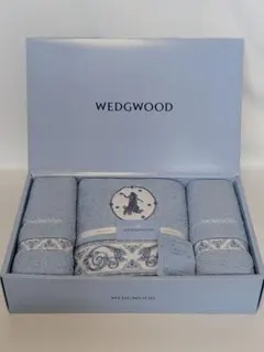 WEDGWOOD タオルセット 3枚セット ライトブルー
