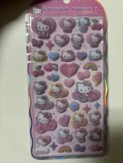 ハローキティ コットンパフィ 立体シール
