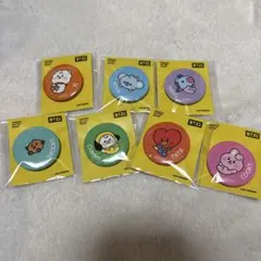 BT21 ファミマ 缶バッジ セット