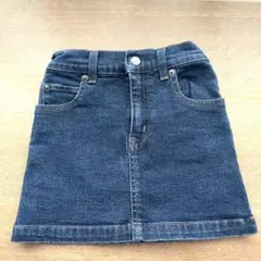 【SOMETHING ダークデニム スカート　デニスカ　100 】