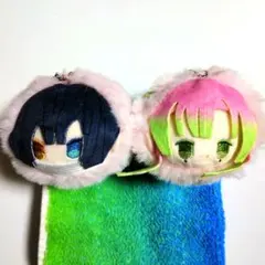 鬼滅の刃　桜餅マスコット　伊黒小芭内　甘露寺蜜璃