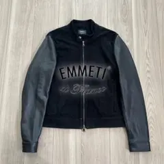 【希少モデル】美品 EMMETI JURI レザージャケット ブラック 48のサムネイル