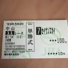 期限切れ単勝馬券】 スプリンターズS 2005 デュランダル ウマ娘 - メルカリ