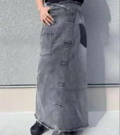 Ameri vintage REMAKE DENIM SKIRT