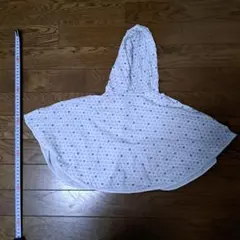 赤ちゃんの城　ベビー用 フード付きポンチョ