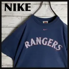 【激レア‼︎】NIKE◎90s レンジャーズ スウォッシュ Tシャツ C818