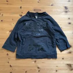 ムチャチャ ロゴスウェットブラック デニム&ダンガリー ヴァンテージ風のサムネイル