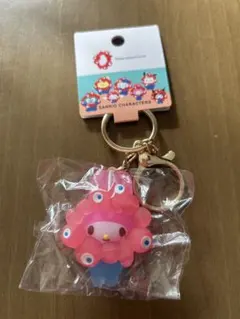 【新品】サンリオ　ミャクミャク　マイメロディ クリアキーホルダー