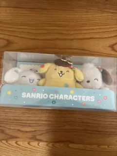 サンリオくじ　ラストワン　キーホルダー　シナモロール　ポチャッコ　ポムポムプリン