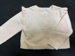 美品　baby GAP フリル付きカーディガン 6-12ヶ月
