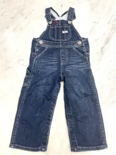 ダブルビー　デニムロンパース　80〜90