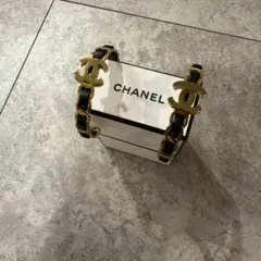 CHANEL チェーンピアス ゴールド 箱付き