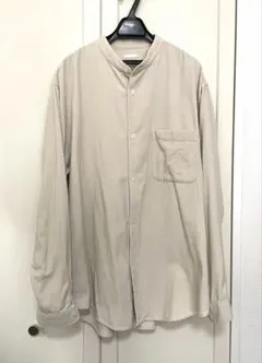 GU オーバーサイズコーデュロイノーカラーシャツ　M ユニクロ uniqlo