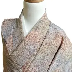 売切値下げ】〇507mk40〇百貨店取扱い 洗える着物 小紋 夏着物 絽 桜