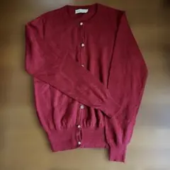 earth music&ecology バーガンディ カーディガン