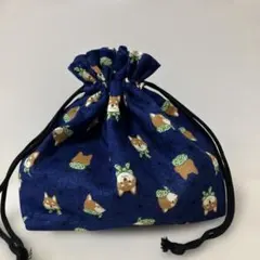 しば犬　お弁当袋　ハンドメイド