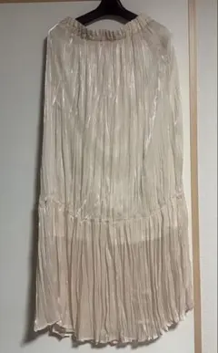 新品未使用　ロングプリーツスカート