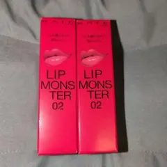 KATE リップモンスター 02 Pink Banana　2本セット