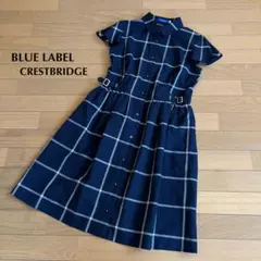 2026年最新】BLUE LABEL CRESTBRIDGE レディース 半袖ひざ丈ワンピース