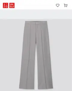 ユニクロ　ハイウエストワイドパンツ　レディースS