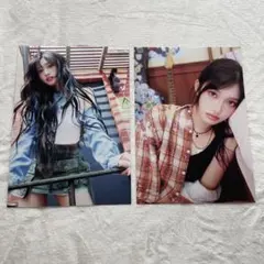 IVE Be Alright I盤 V盤 A4フォトカード トレカ イソ