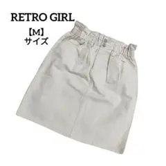 A1675 RETRO GIRL レトロガール デニムスカート ウエストゴム M