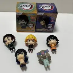 鬼滅の刃　ちょこっとひっかけフィギュアぷち　7点　まとめ売り