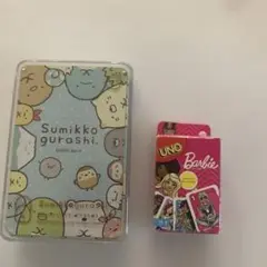 ミニUNO Barbie & Sumikko Gurashi トランプセット