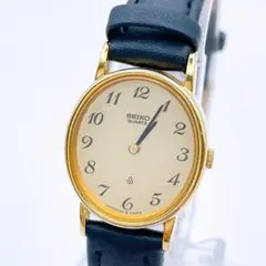 希少・スイス製ケース】SEIKO セイコー クォーツ 電池交換済 稼働品