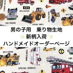 男の子用生地　新柄　 〜オーダーページ〜　ハンドメイド