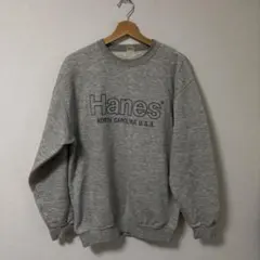 【Hanes】 古着 グレー トレーナー Lサイズ