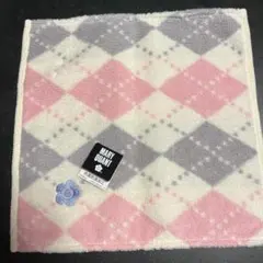 MARY QUANT ハンカチ アーガイル柄