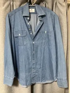 Giannetto ジャンネット インディゴ シャンブレー シャツ｜Yahoo