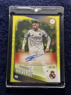 Topps Federico Valverde auto graph 41/50 - メルカリ