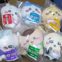 ちいかわ エニマイくじ ぬいぐるみ コンプリート うさぎ ハチワレ