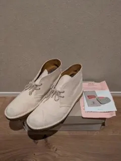 Clarks desert boot チャッカブーツ ベージュ ヘンプのサムネイル