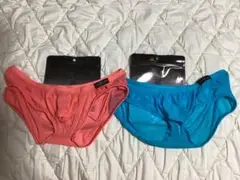 ボクサータイプ下着 2色セット ピンク&ブルー