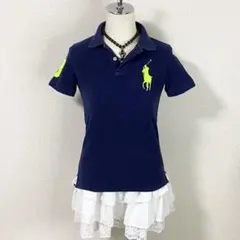 y2k ラルフローレン ビッグポニー ポロシャツ 平成ギャル 平成女児