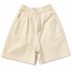 ホワイト ショートパンツ ゴム入り
