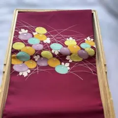 名古屋帯 紫陽花 正絹 塩瀬 - メルカリ