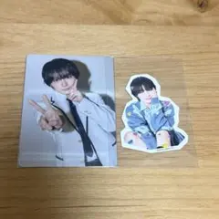 さ*ュ様 なにわ男子 大西流星 トレカ ステッカー ネバロマ HARDWORK