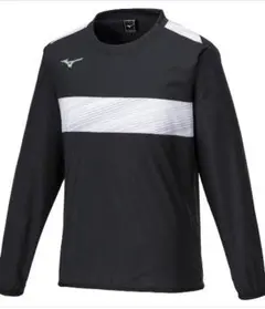 サイズ XLミズノMizuno ピステシャツ　ウィンドブレーカー ブラック白