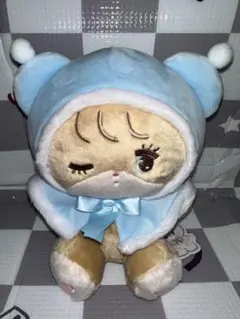 圧縮なし！ Lil ala mode おめかし ポンチョぬいぐるみ ラテ