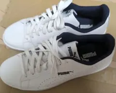 PUMA スニーカー ホワイト/ネイビー　26cm