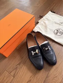 極美品 HERMES エルメス モカシンパリ 36 裏貼り済み - メルカリ