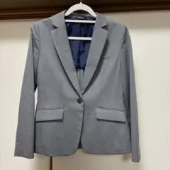春用スーツ　グレー　レディース　セットアップ　上下セット　サイズ11号