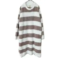 2021 ジェラートピケ モコモコ ルームウェア ワンピースタイプ ボーダー