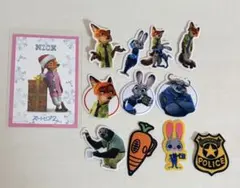 ズートピア ステッカー＆カード